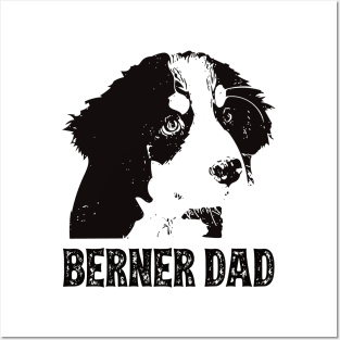 Berner Dad Bernese Mountain Dog Posters and Art